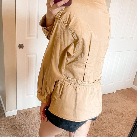 Joie Rajan Jacket Birch Military Style Lightweight - Picture 5 of 14